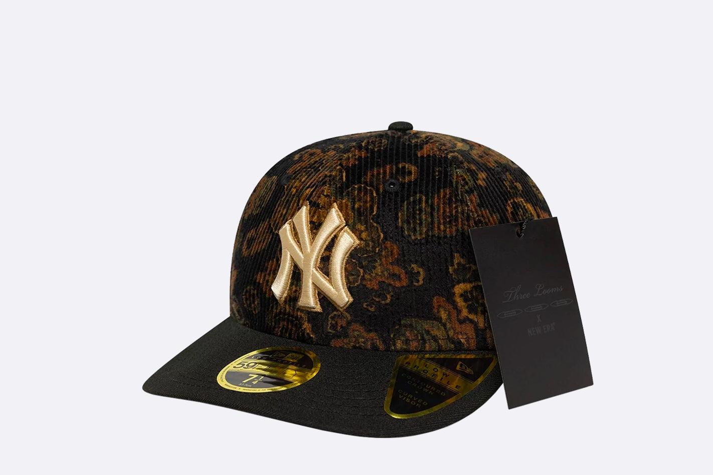 New Era New York Yankees Three Looms x MLB Floral Cord Low Profile 59FIFTY Fitted