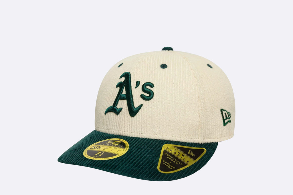 New Era Oakland Athletics MLB Cord Low Profile 59FIFTY Fitted Green
