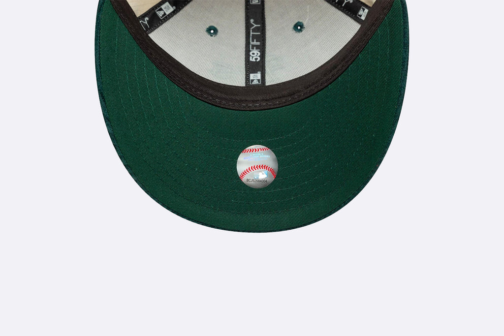 New Era Oakland Athletics MLB Cord Low Profile 59FIFTY Fitted Green