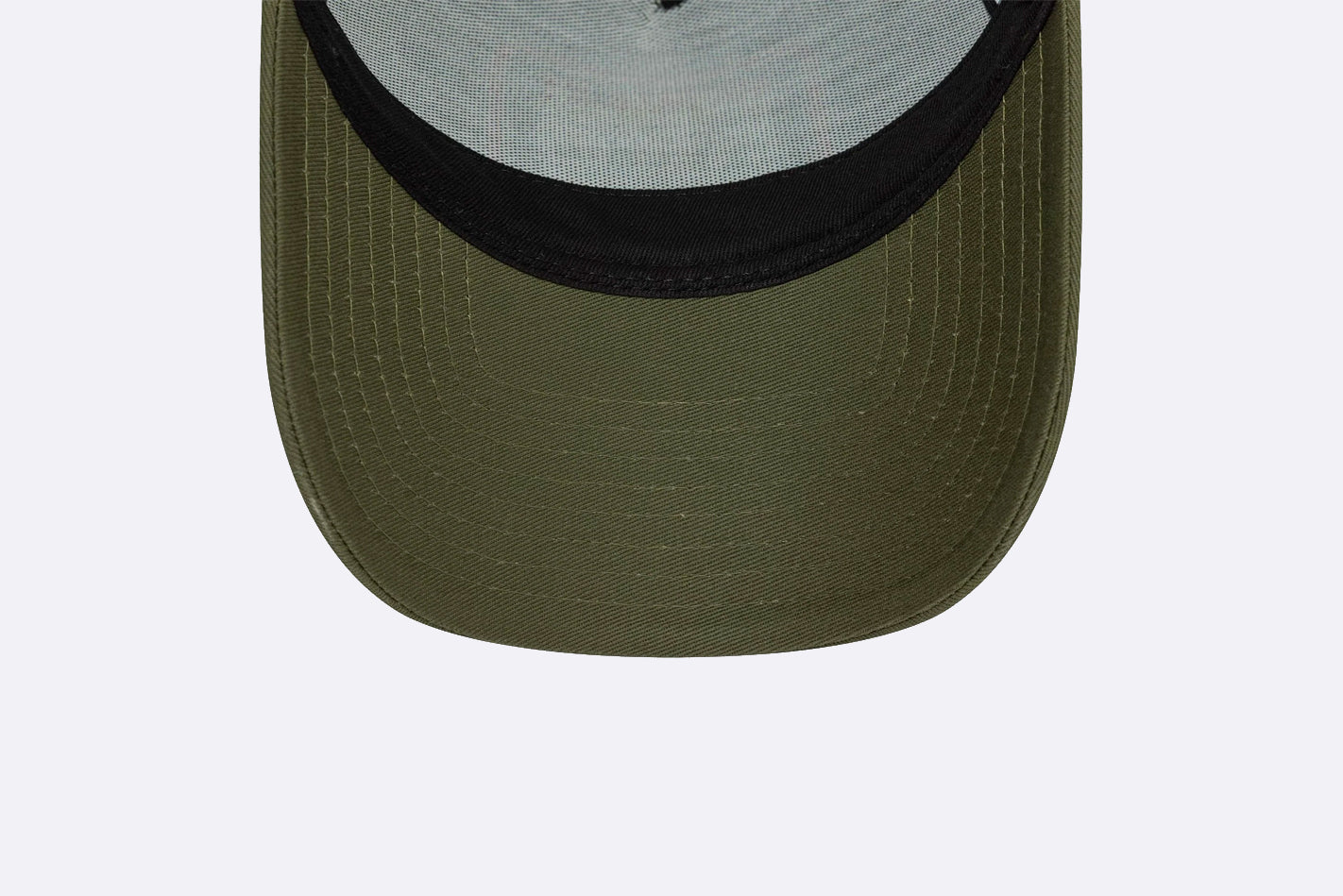 New Era Patch Cotton Canvas 9FORTY A-Frame Trucker Verde