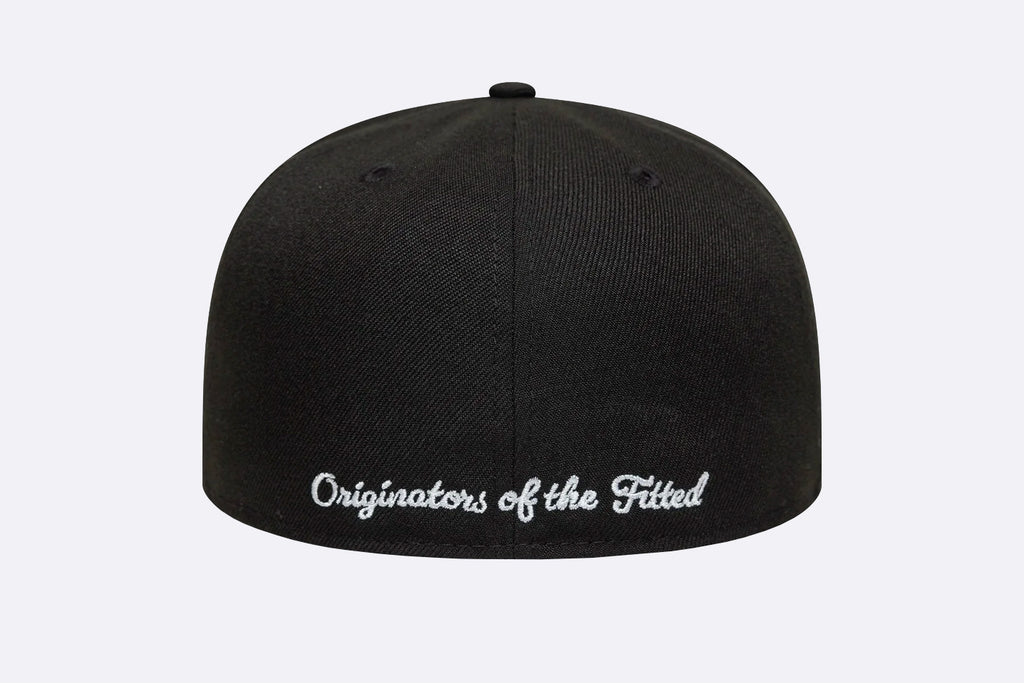 New Era Script 59FIFTY AF Pre-Curved New Era Black