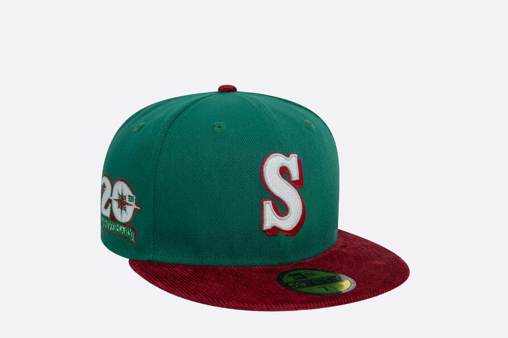 New Era Seattle Mariners Contrast Cord 59FIFTY Fitted Green