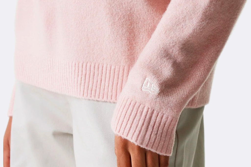 New Era Wmns Crew Neck New York Yankees MLB Knit Pink