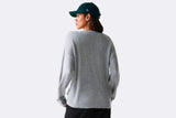 New Era Wmns Crew Neck LA Dodgers MLB Knit Grey