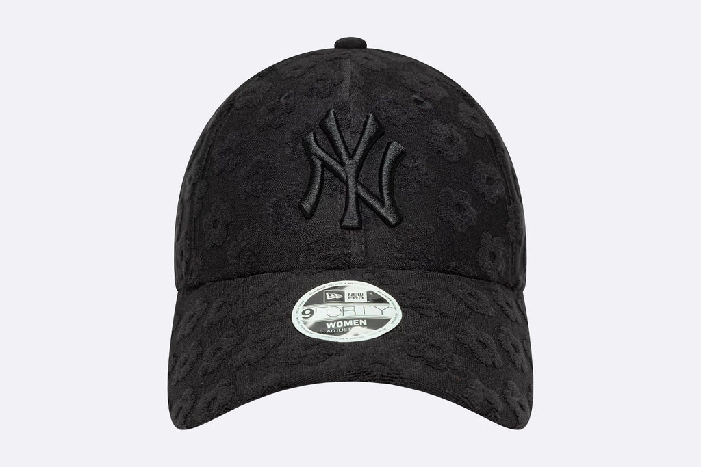 New Era Wmns New York Yankees MLB Floral Towelling 9FORTY Black