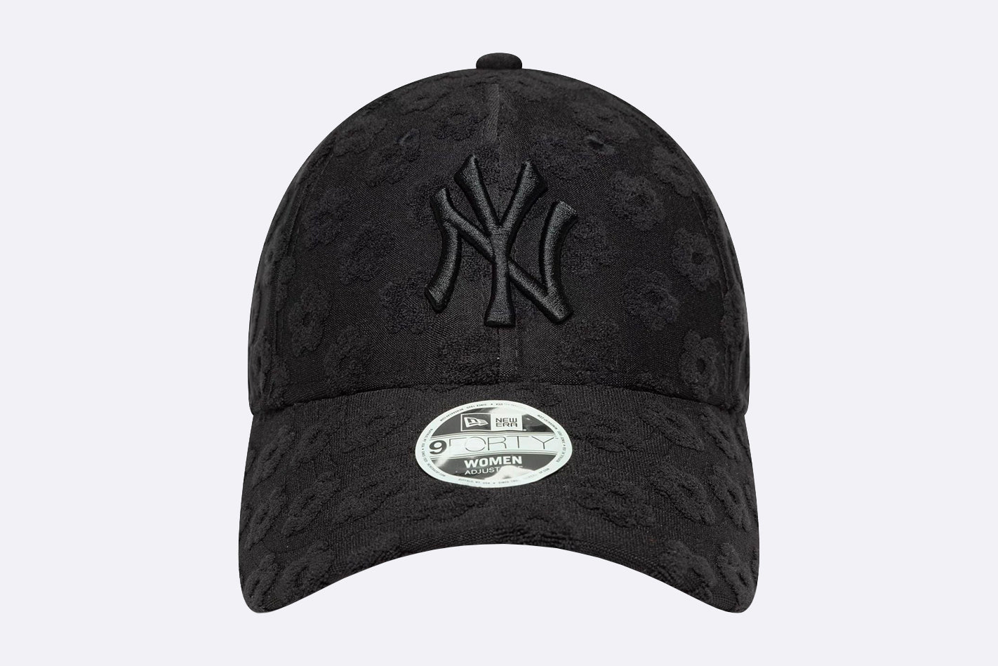 New Era Wmns New York Yankees MLB Floral Towelling 9FORTY Black