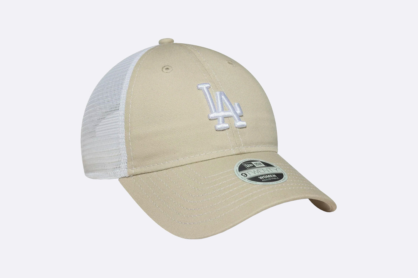 New Era Wmns LA Dodgers MLB Washed 9TWENTY Trucker Nude