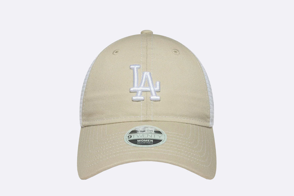 New Era Wmns LA Dodgers MLB Washed 9TWENTY Trucker Nude