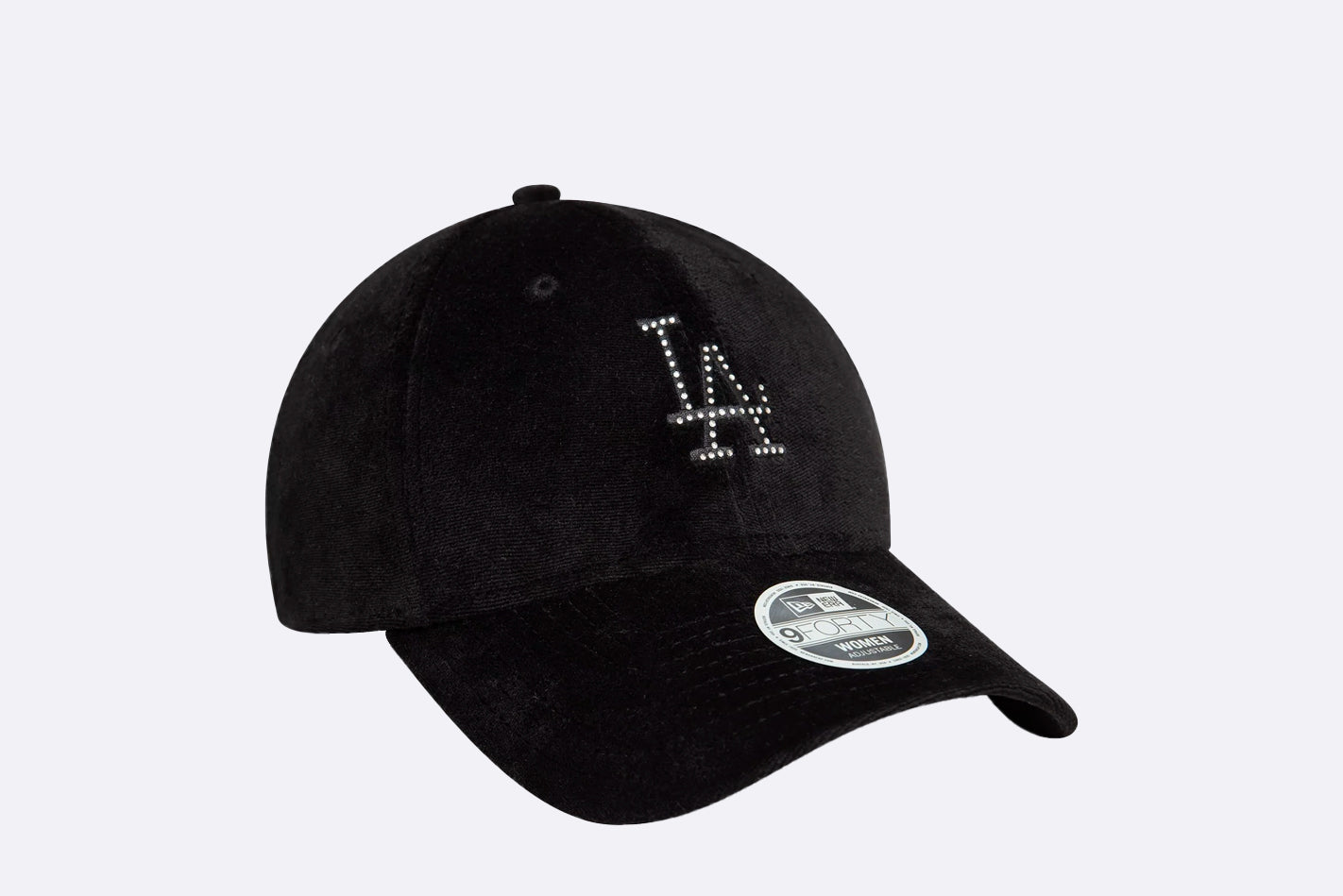 New Era Wmns LA Dodgers Diamante Velour 9FORTY Black