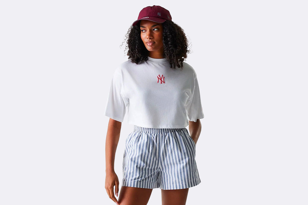 New Era Wmns New York Yankees MLB Stripe Short Blue