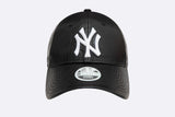 New Era Wmns New York Yankees PU 9FORTY Black