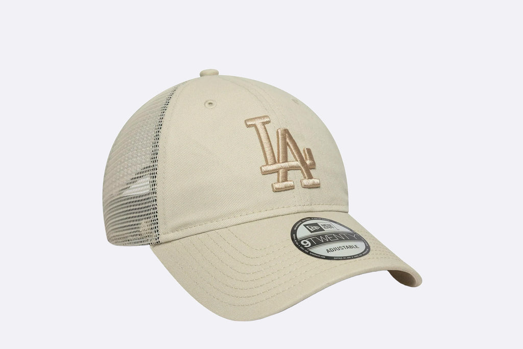 New Era LA Dodgers MLB Washed 9TWENTY Trucker Crema