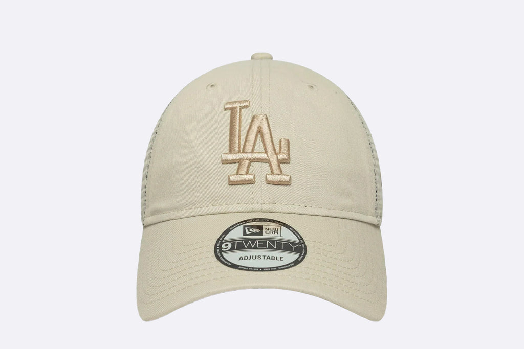 New Era LA Dodgers MLB Washed 9TWENTY Trucker Crema