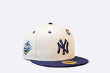 New Era 59Fifty New York Yankees MLB World Series Pin Cream