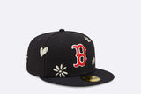 New Era 59FIFTY Boston Red Sox MLB Sunlight Pop Fitted Dark Blue