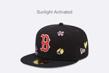 New Era 59FIFTY Boston Red Sox MLB Sunlight Pop Fitted Dark Blue