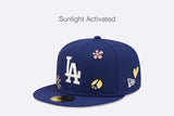 New Era 59FIFTY LA Dodgers MLB Sunlight Pop MLB Sunlight Pop Fitted Dark Blue