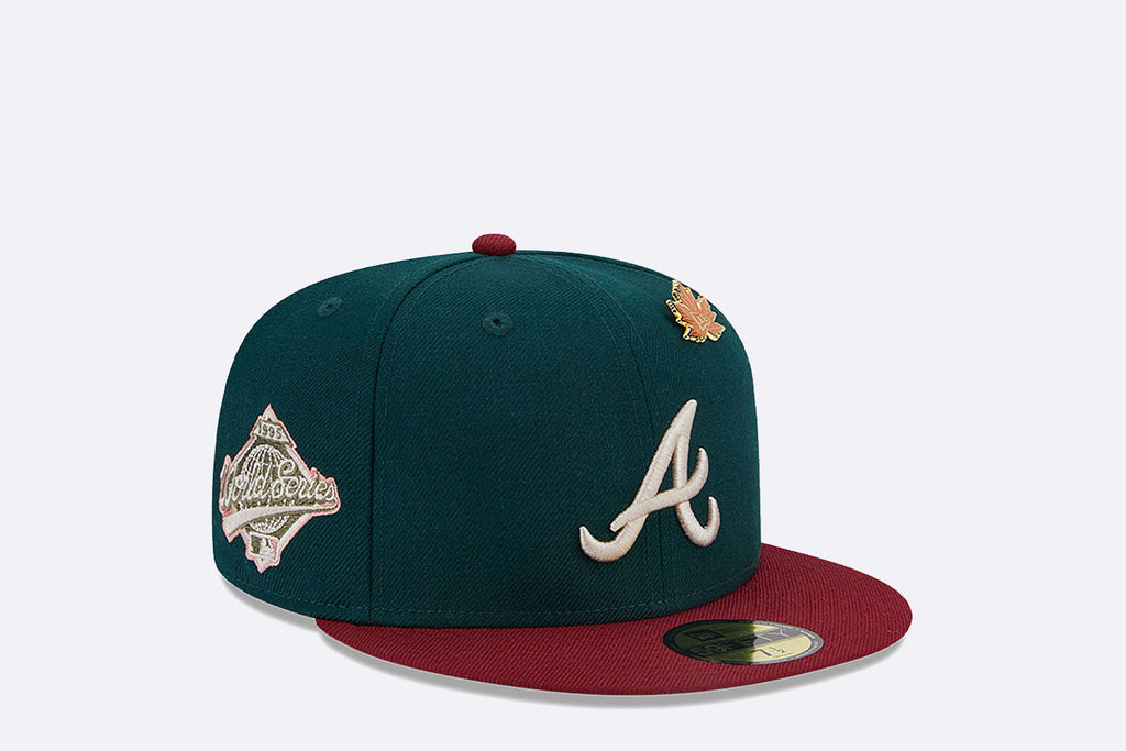 New Era MLB Contrast 59FIFTY Atlanta Braves Green