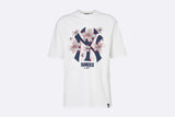 New Era MLB Floral Logo Tee Neyyan White