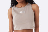 New Era Wmns Crop Tank Brown