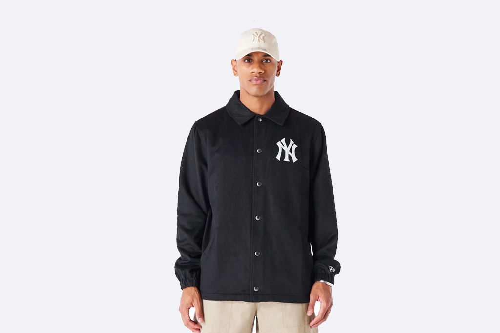 New Era MLB Wool Coaches Jacket Neyyan Black