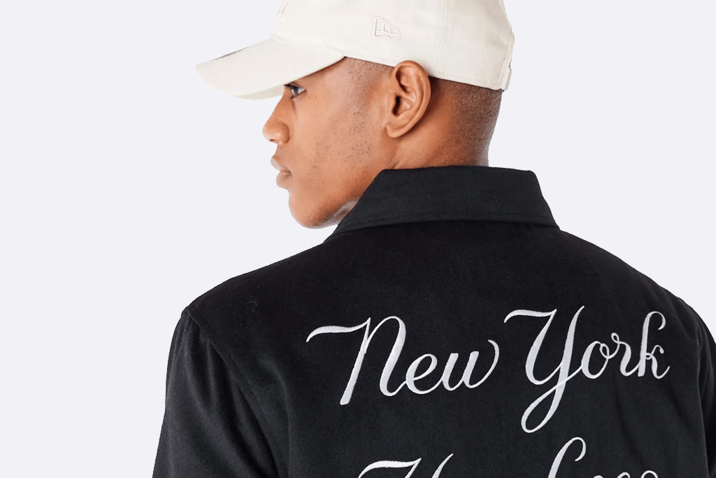 New Era MLB Wool Coaches Jacket Neyyan Black