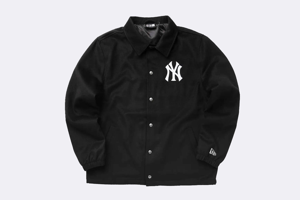 New Era MLB Wool Coaches Jacket Neyyan Black