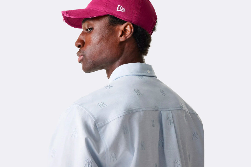 New era New York Yankees MLB Monogram Overshirt Azul Pastel