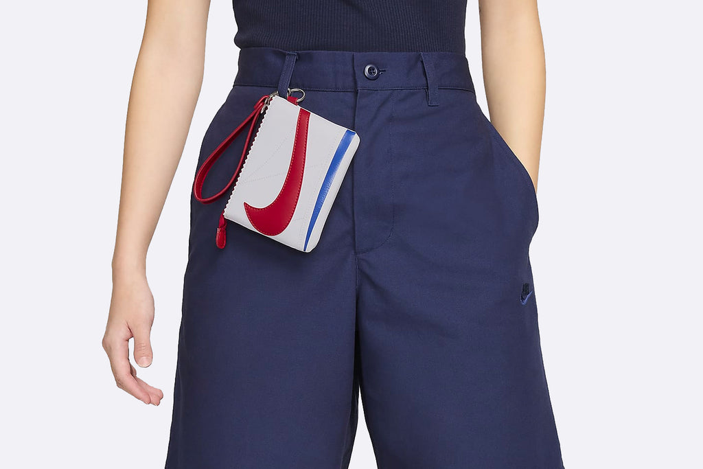 Nike Icon Cortez Wristlet White Red