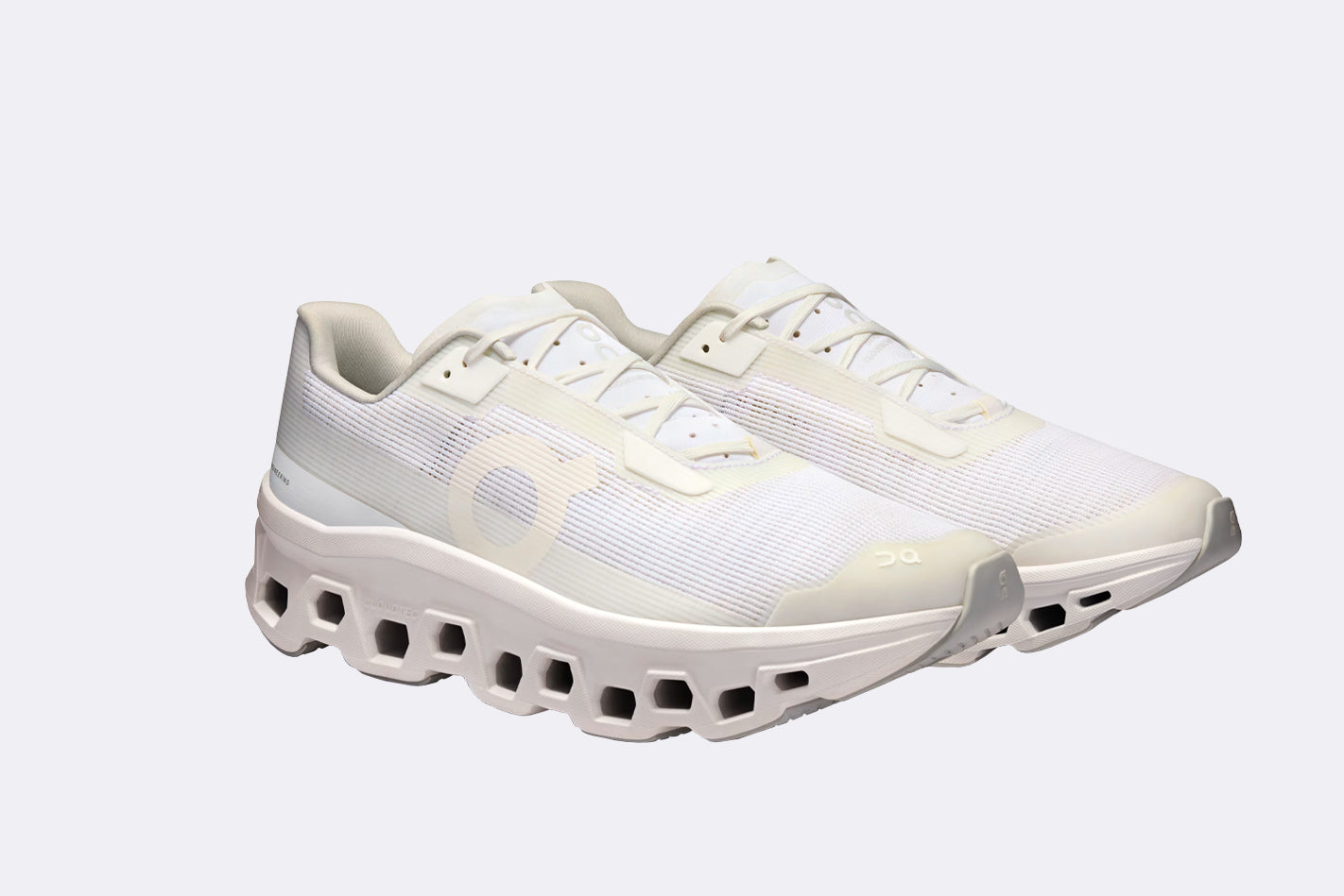 On Running Cloudmonster Void White /  White