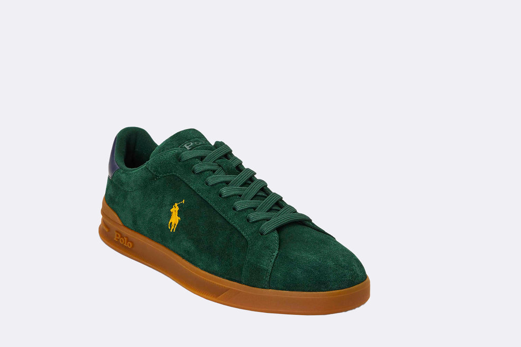 Polo Ralph Lauren HTR CRT II-Sneakers Low Top Lace Forest Gold