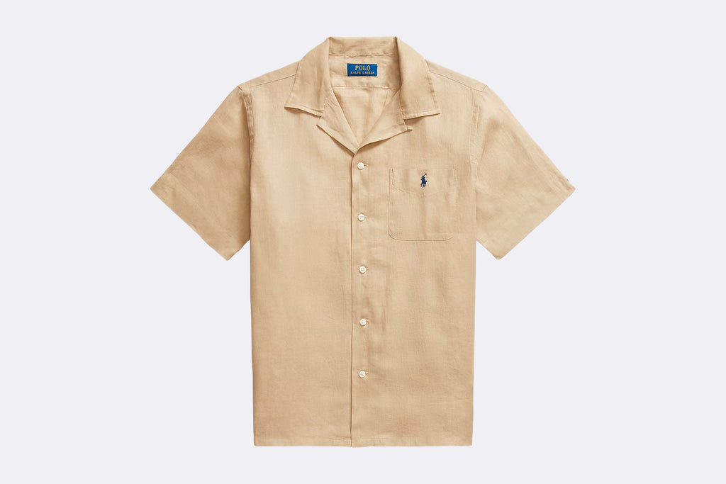 Polo Ralph Lauren Linen Classic Fit Shirt Coastal Beige