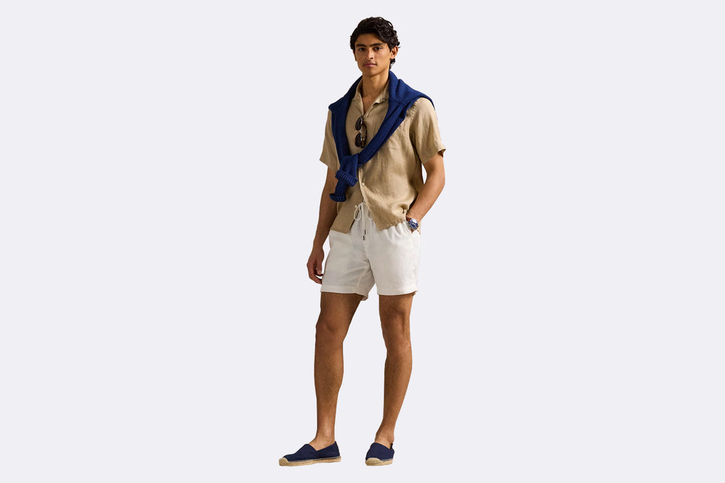 Polo Ralph Lauren Linen Classic Fit Shirt Coastal Beige