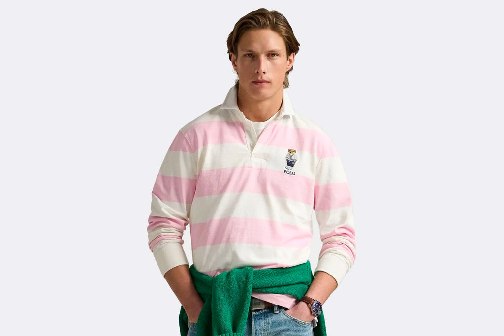 Polo Ralph Lauren Long Sleeve Rugby Pink