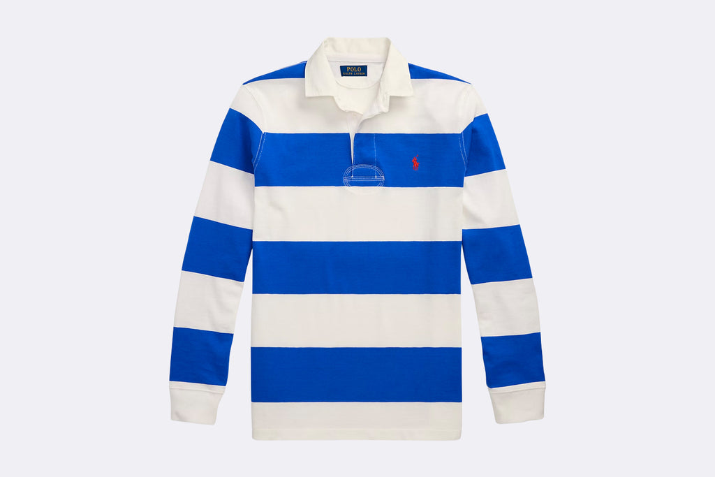 Polo Ralph Lauren Long Sleeve Rugby White/Blue