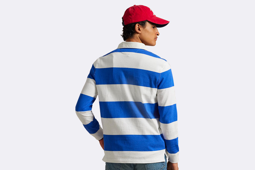Polo Ralph Lauren Long Sleeve Rugby White/Blue