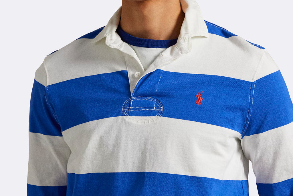 Polo Ralph Lauren Long Sleeve Rugby White/Blue