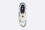 Polo Ralph Lauren Masters Sport Leather Trainer White Blue