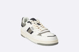 Polo Ralph Lauren Masters Sport Leather Trainer White Grey
