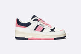 Polo Ralph Lauren Masters Sport Leather Trainer White Pink