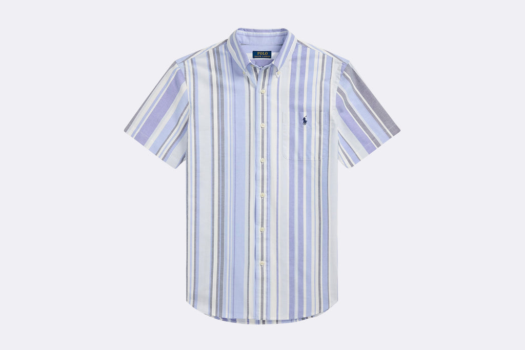 Polo Ralph Lauren Short Sleeve Sport Shirt Blue Multicolor