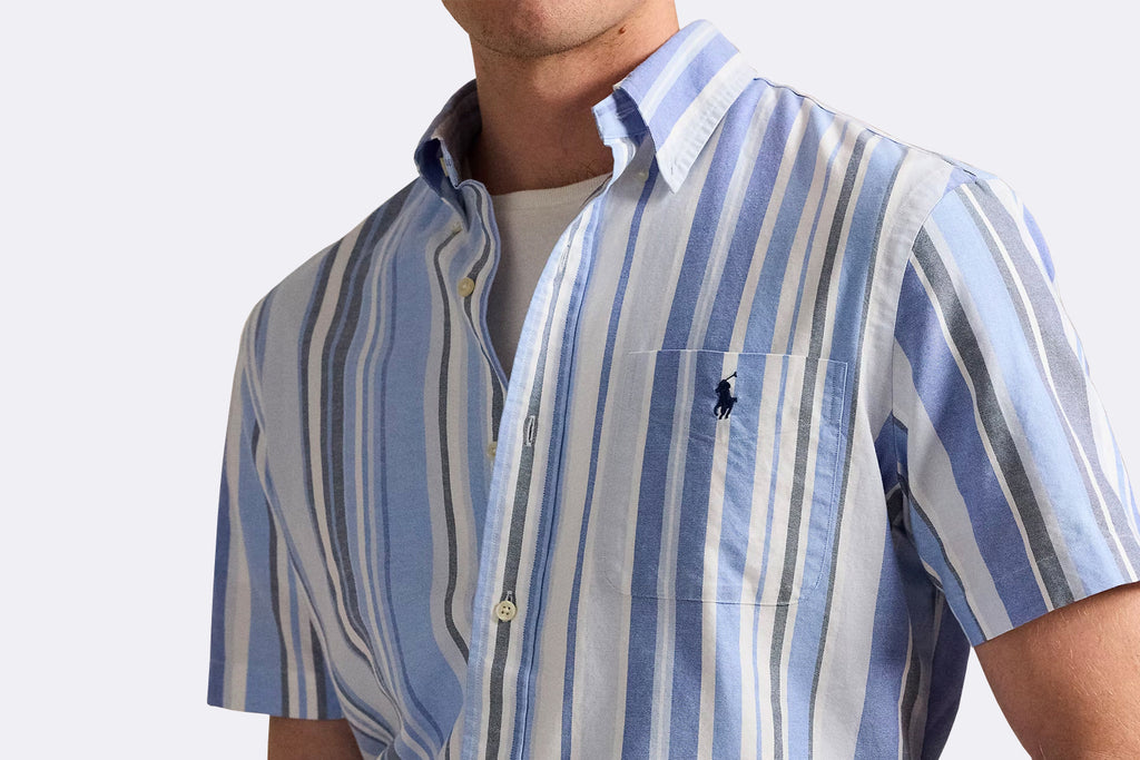 Polo Ralph Lauren Short Sleeve Sport Shirt Blue Multicolor