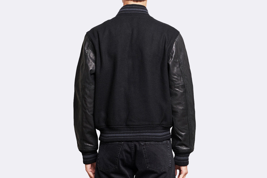 Polo Ralph Lauren Varsity Jacket Lined Bomber Black