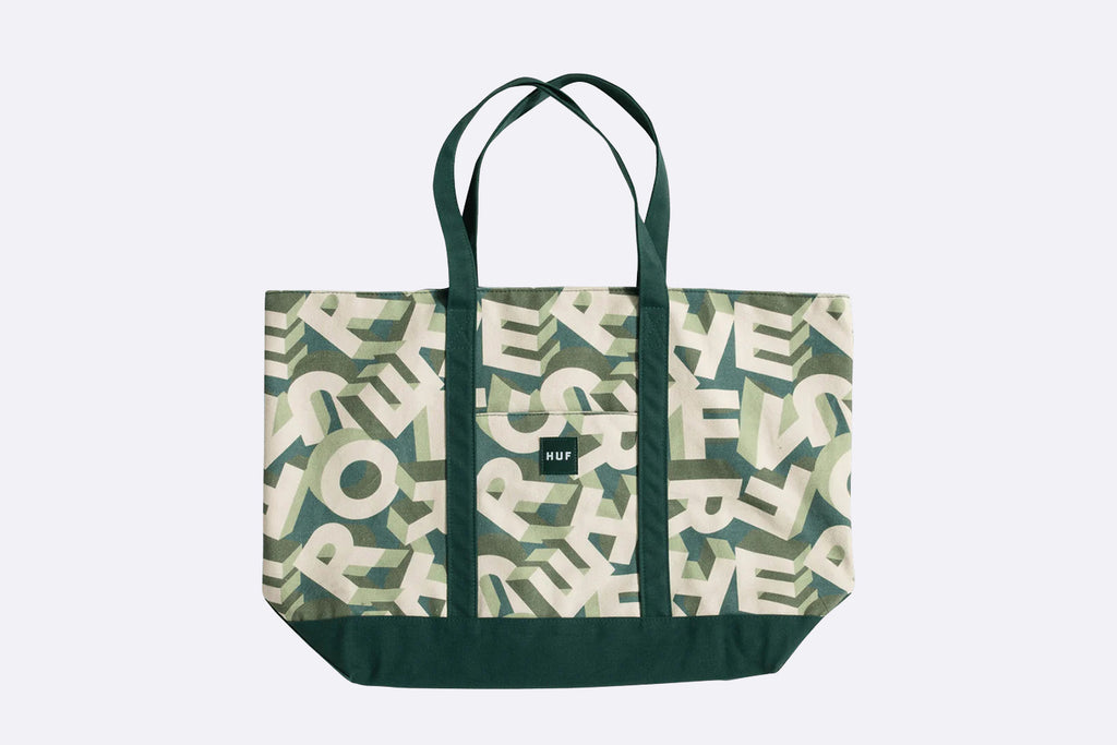 Huf Printed Tote Bag Sage