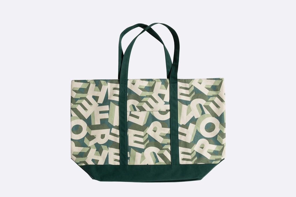 Huf Printed Tote Bag Sage