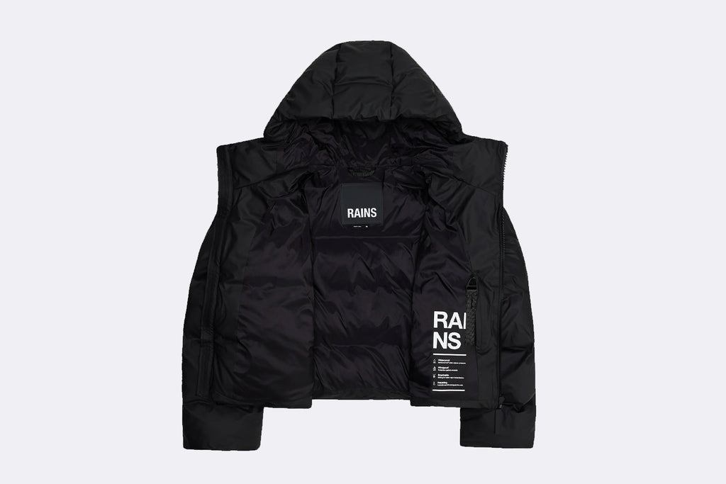 Rains Alta Short Puffer Jacket W3T3 Black
