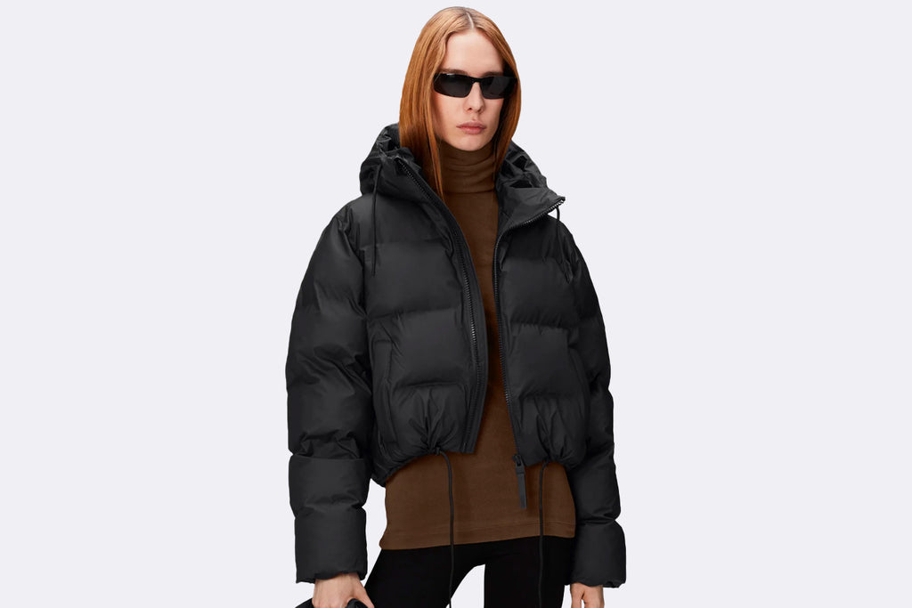 Rains Alta Short Puffer Jacket W3T3 Black