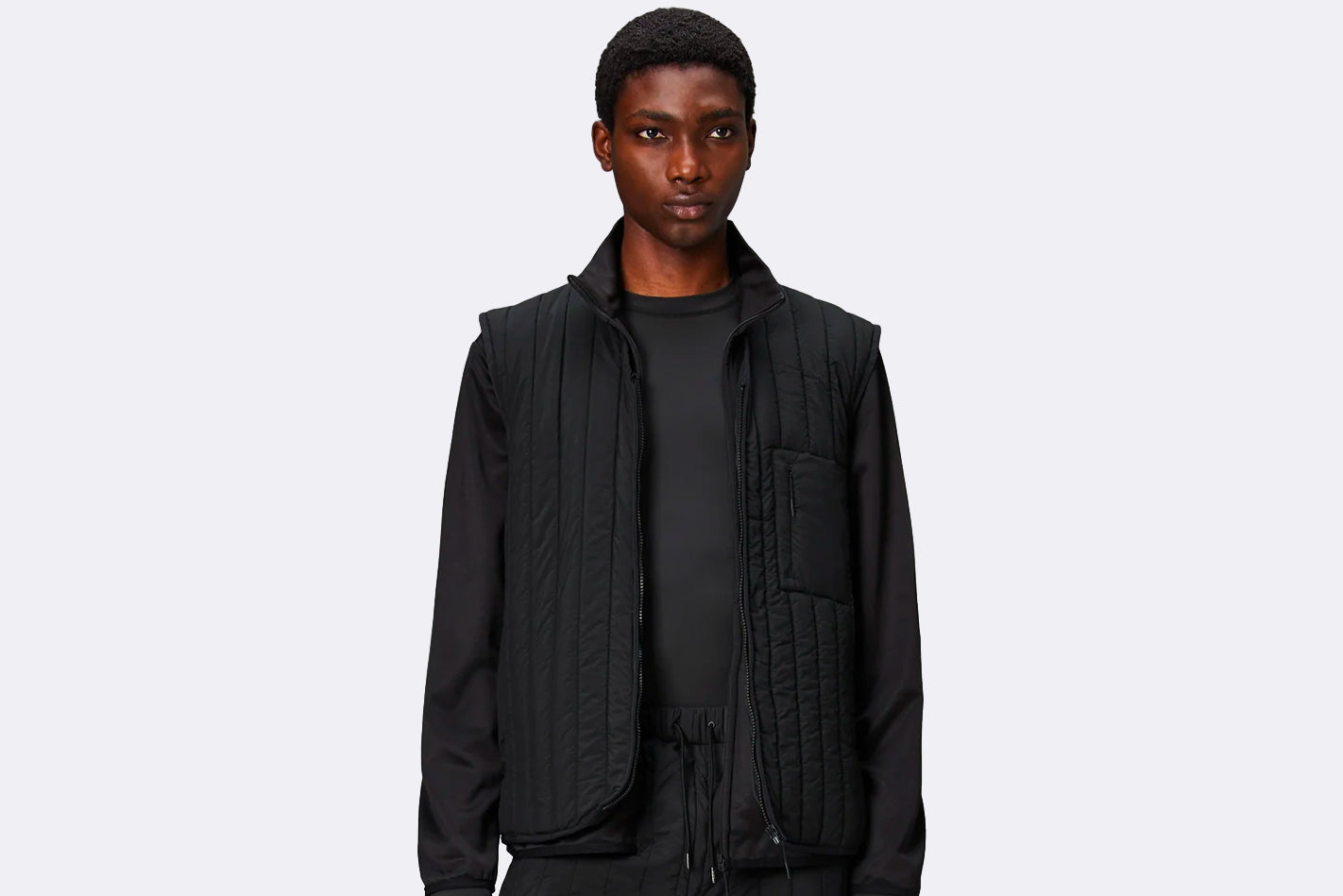 Rains Banja Liner Vest Black
