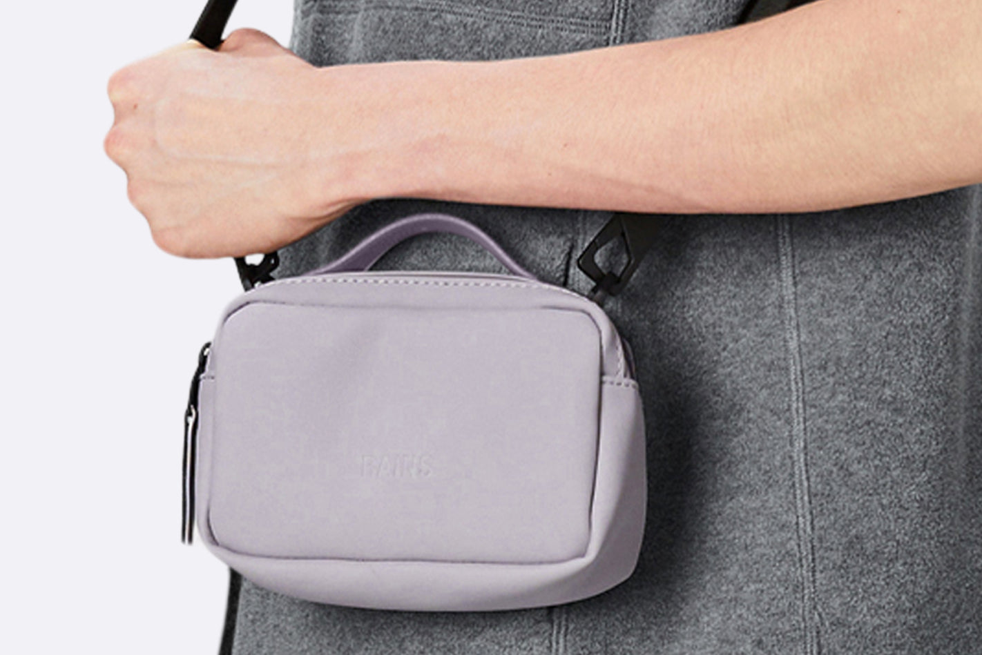 Rains Box Bag Micro Bag Flint