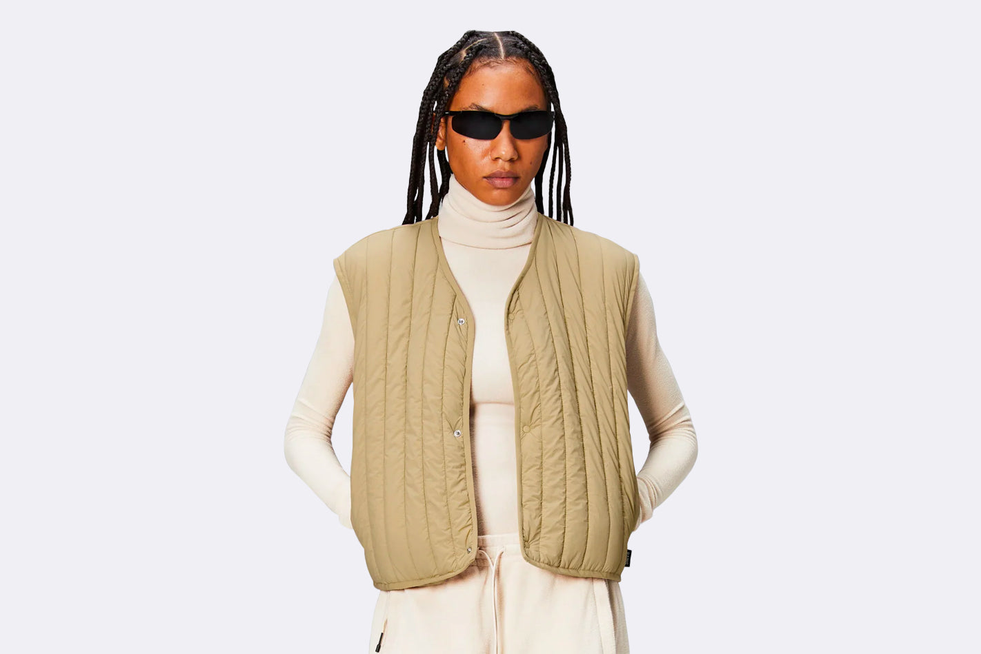 Rains Wmns Banja Short Liner W Vest T1 Sand
